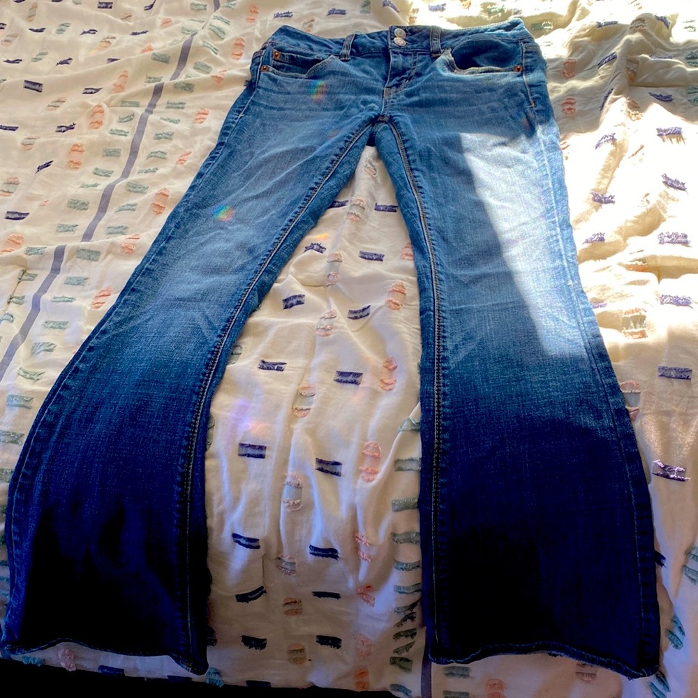 American eagle artist superstretch flare jeans